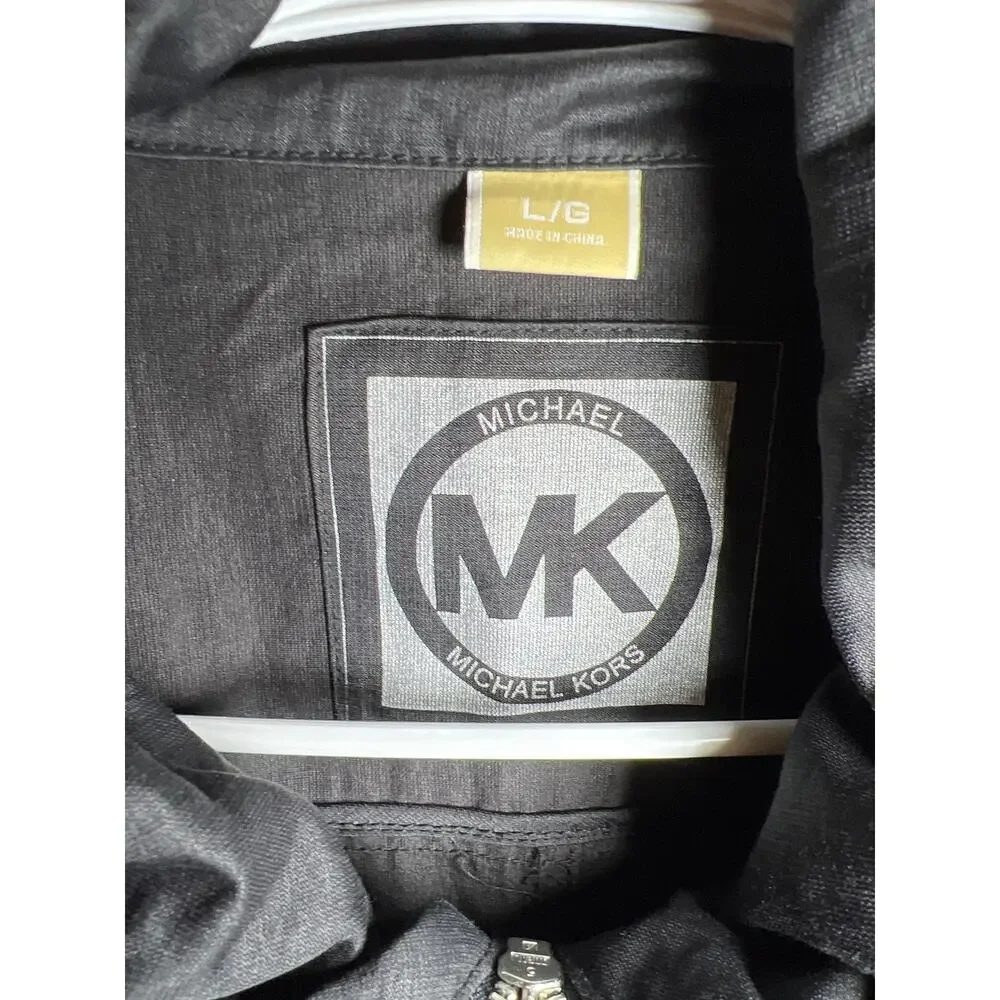Michael Kors Mens Jacket Black Size Large